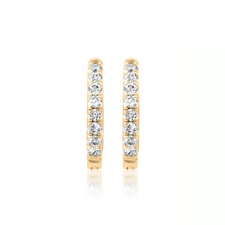 1.3MM 1-Pointer Diamond Huggies