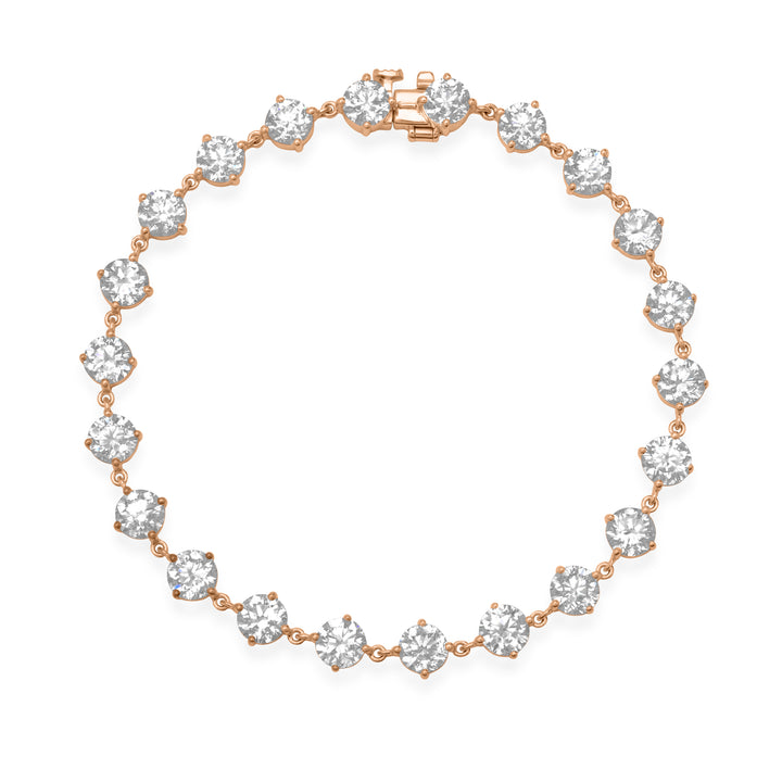 50-Pointer Jump Ring Diamond Bracelet