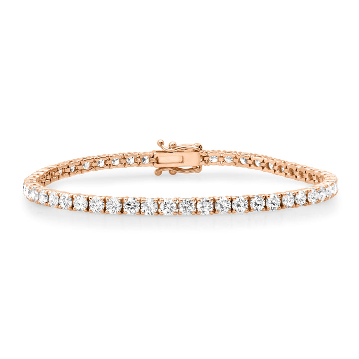 13-pointer diamond tennis bracelet
