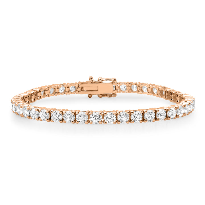 25-pointer diamond tennis bracelet