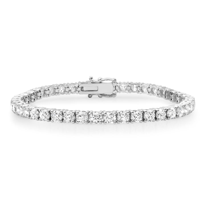 25-pointer diamond tennis bracelet
