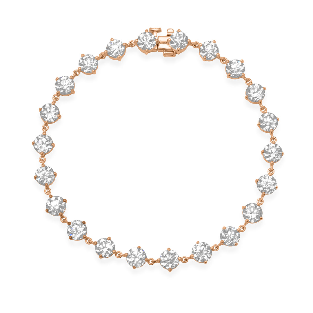 50-Pointer Jump Ring Diamond Bracelet