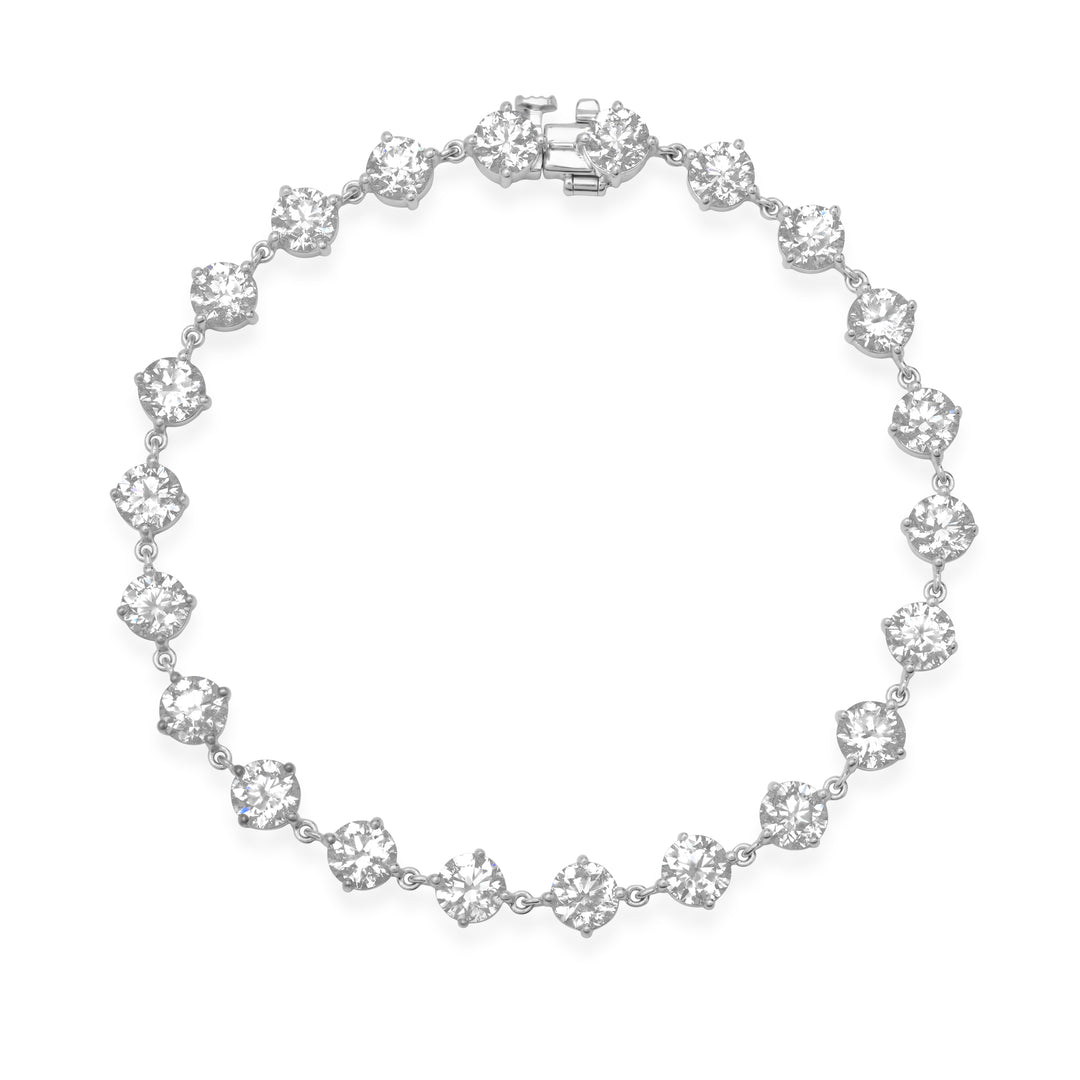 50-Pointer Jump Ring Diamond Bracelet