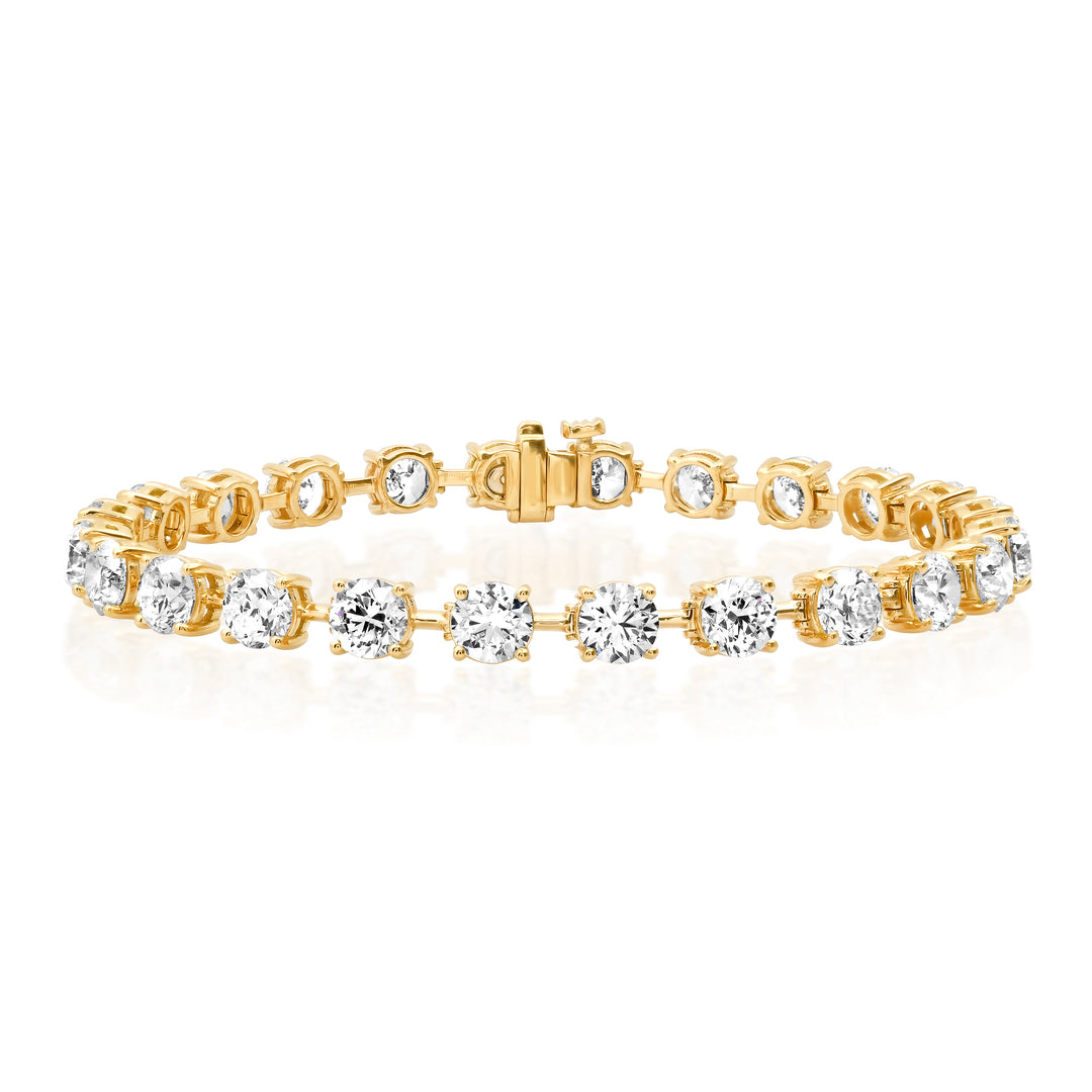 5MM 50-Pointer Diamond Bar-Bracelet