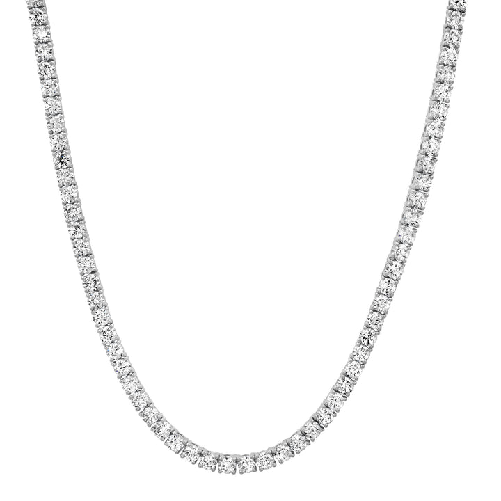 2.7mm 8-pointer diamond tennis necklace