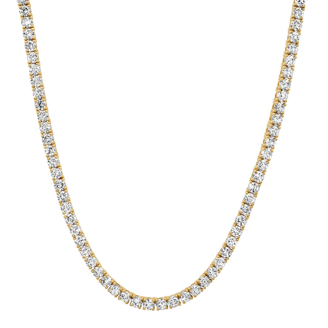 2.7mm 8-pointer diamond tennis necklace