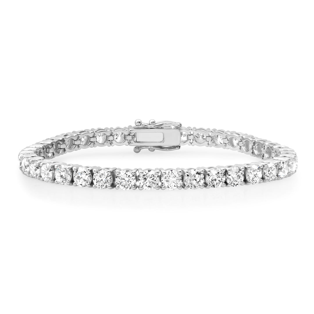 40-pointer diamond tennis bracelet