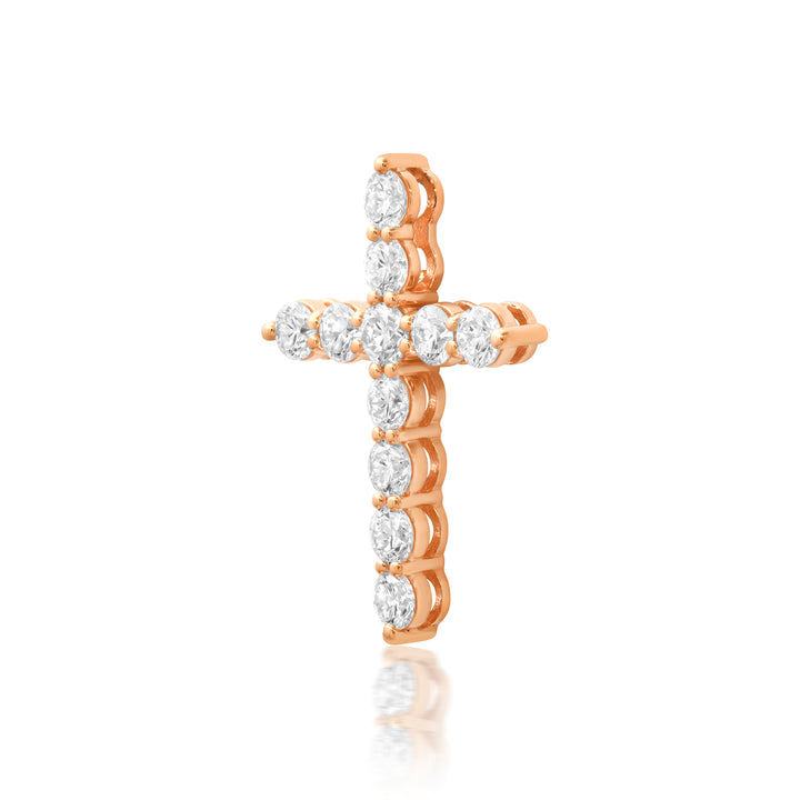 22-Pointer Diamonds Cross Pendant