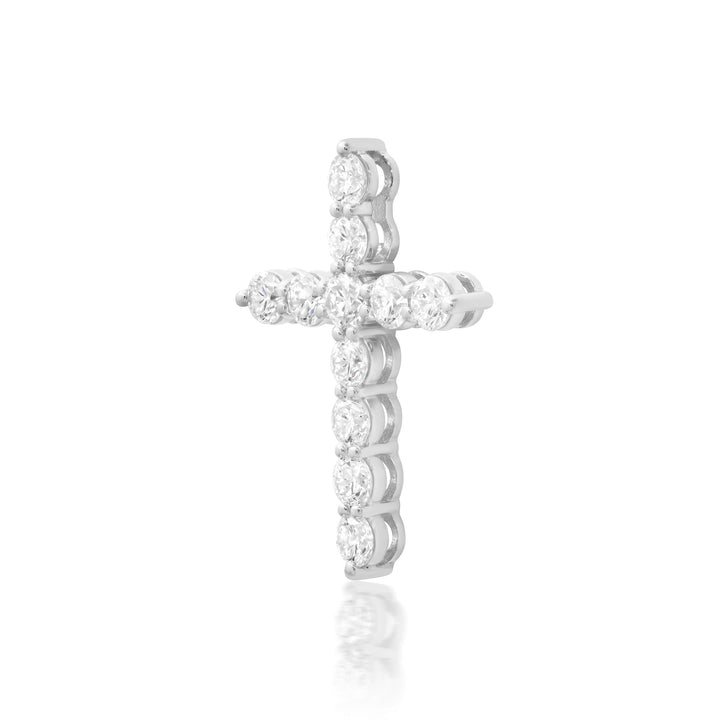 22-Pointer Diamonds Cross Pendant