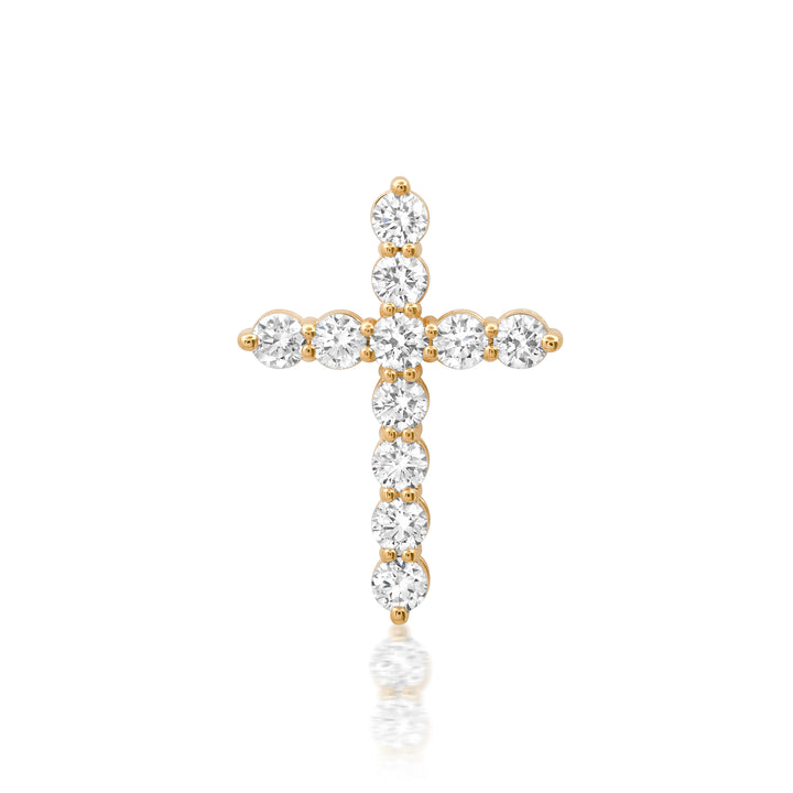 22-Pointer Diamonds Cross Pendant