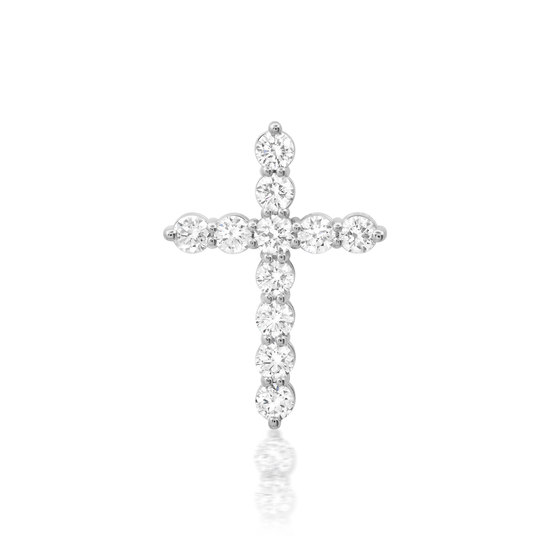 22-Pointer Diamonds Cross Pendant