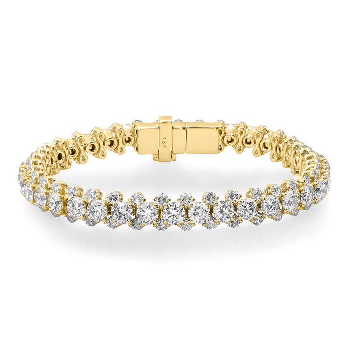 4.2MM 30-Pointer Eternal Brilliance Diamond Cascade Bracelet