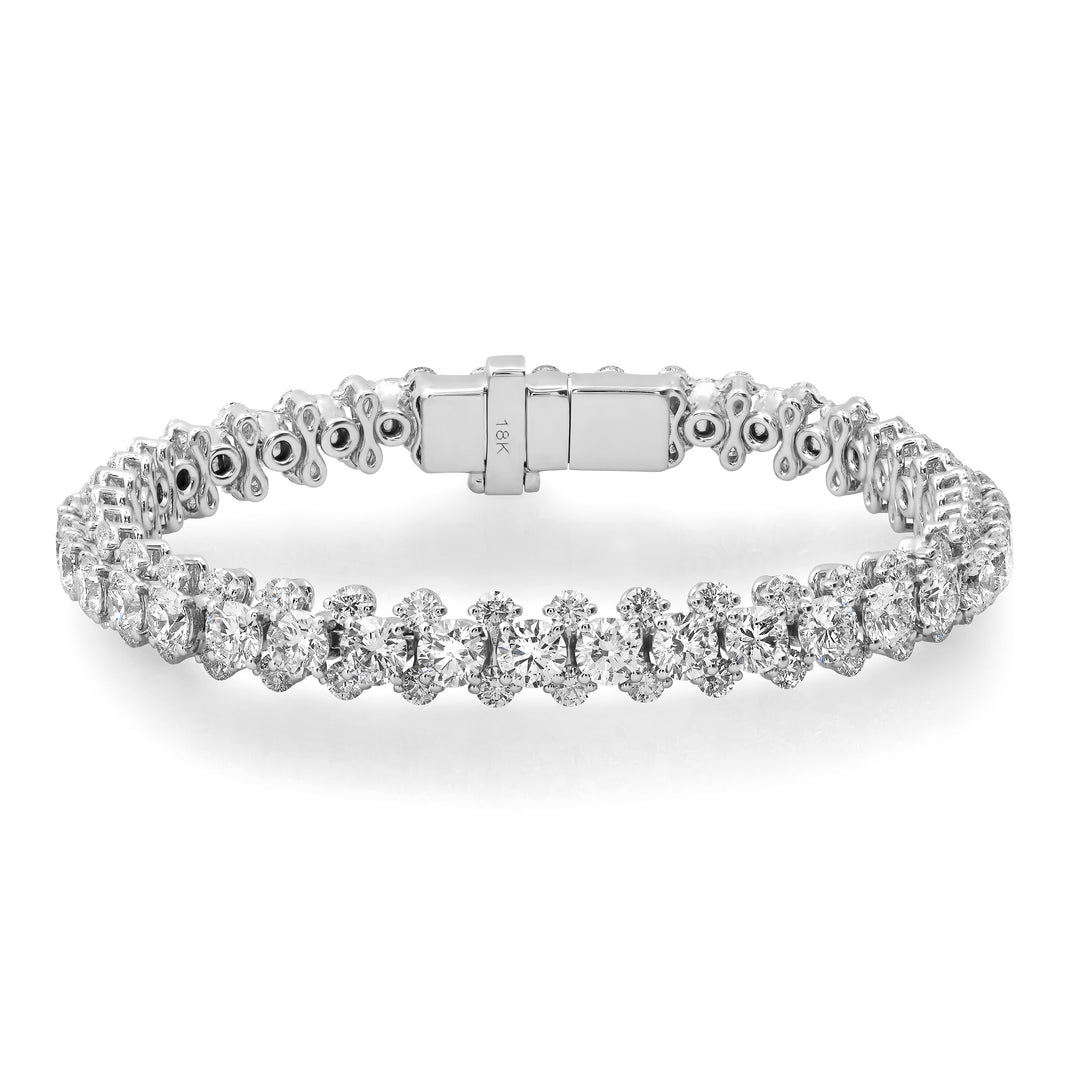 4.2MM 30-Pointer Eternal Brilliance Diamond Cascade Bracelet