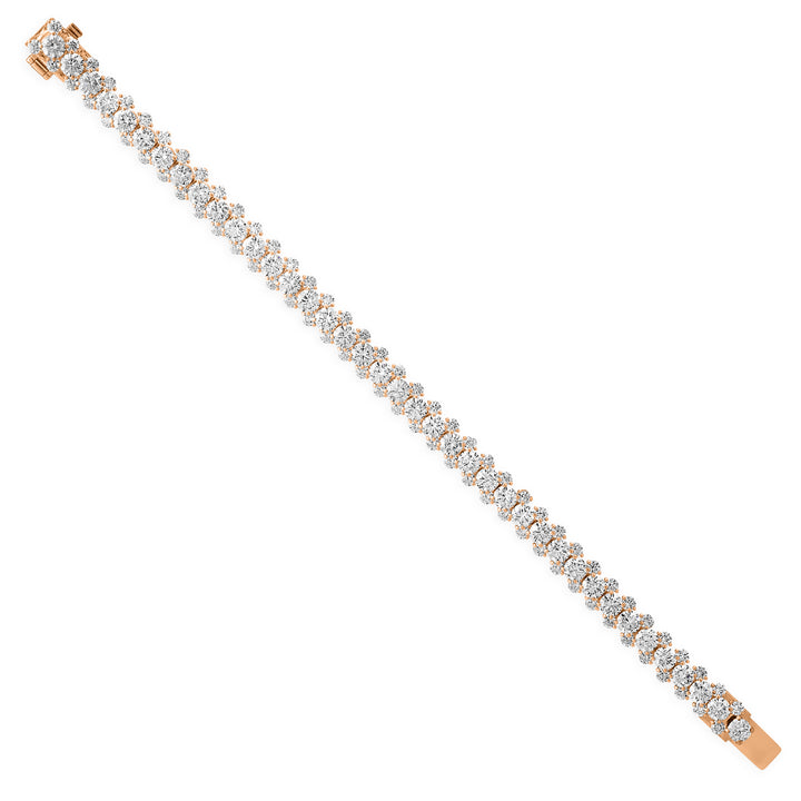 4.2MM 30-Pointer Eternal Brilliance Diamond Cascade Bracelet