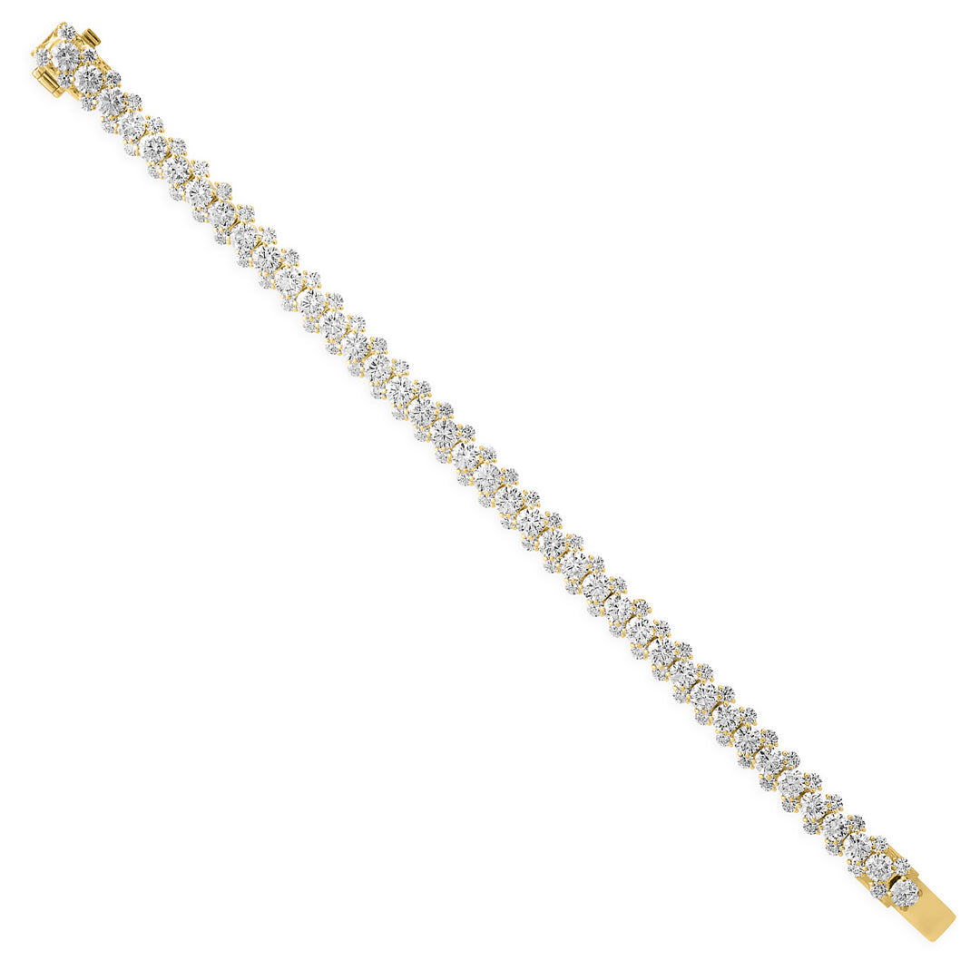 4.2MM 30-Pointer Eternal Brilliance Diamond Cascade Bracelet