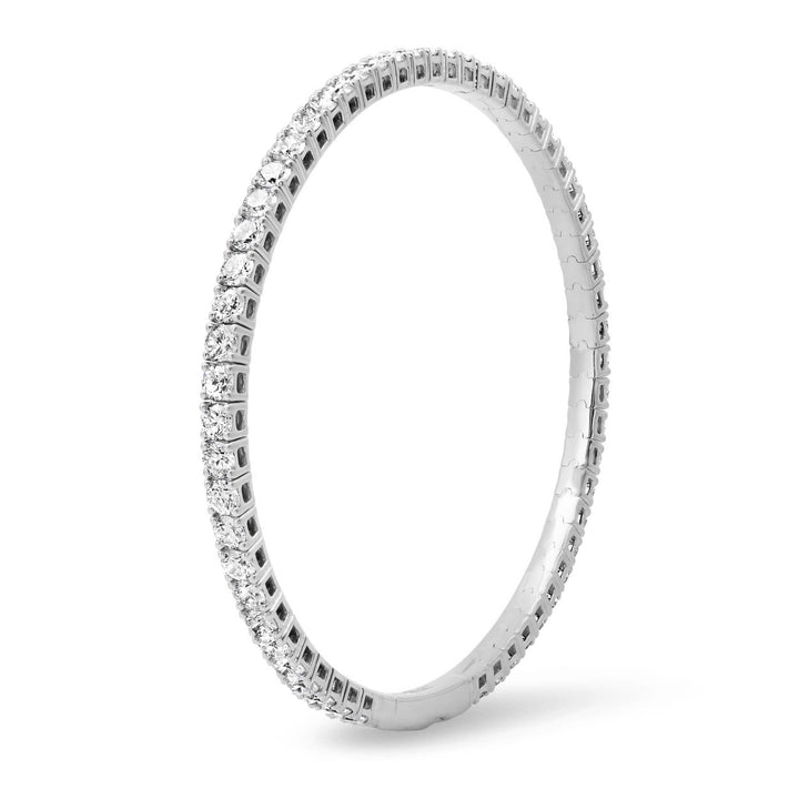 2.7MM 8-Pointer Diamond Flexi Bangle