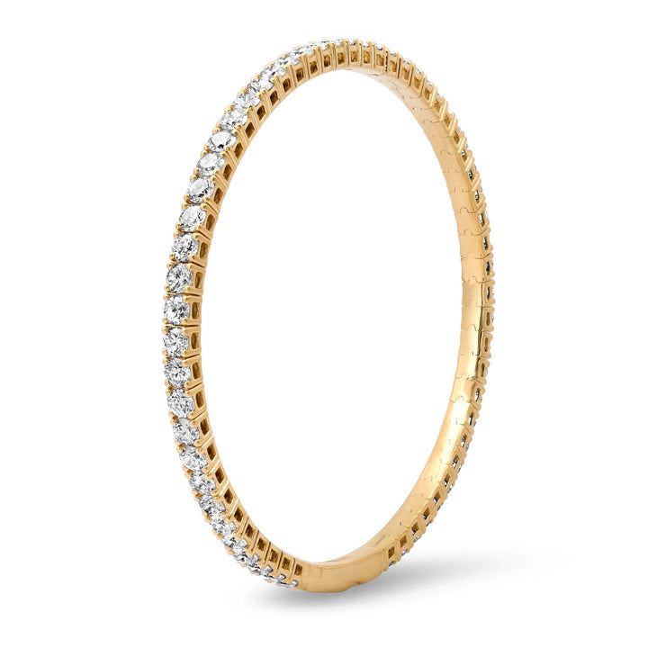 2.7MM 8-Pointer Diamond Flexi Bangle