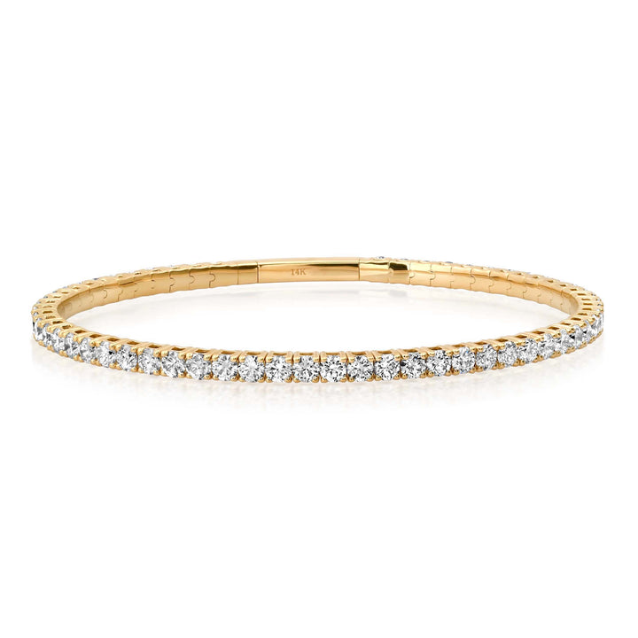 2.7MM 8-Pointer Diamond Flexi Bangle