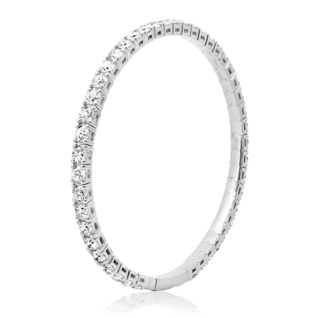 3.2MM 13-Pointer Diamond Flexi Bangle