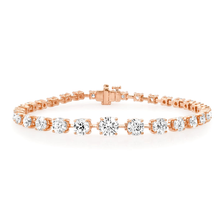 75-Pointer Graduated Diamond-Bar Bracelet