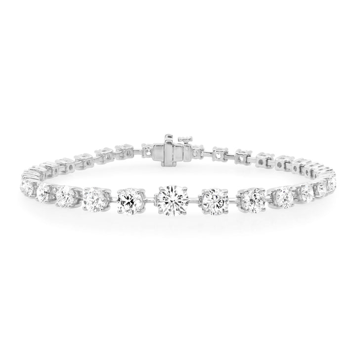 75-Pointer Graduated Diamond-Bar Bracelet