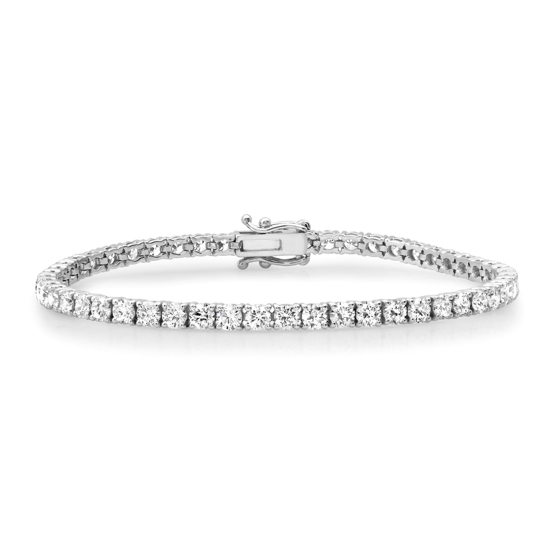 13-pointer diamond tennis bracelet