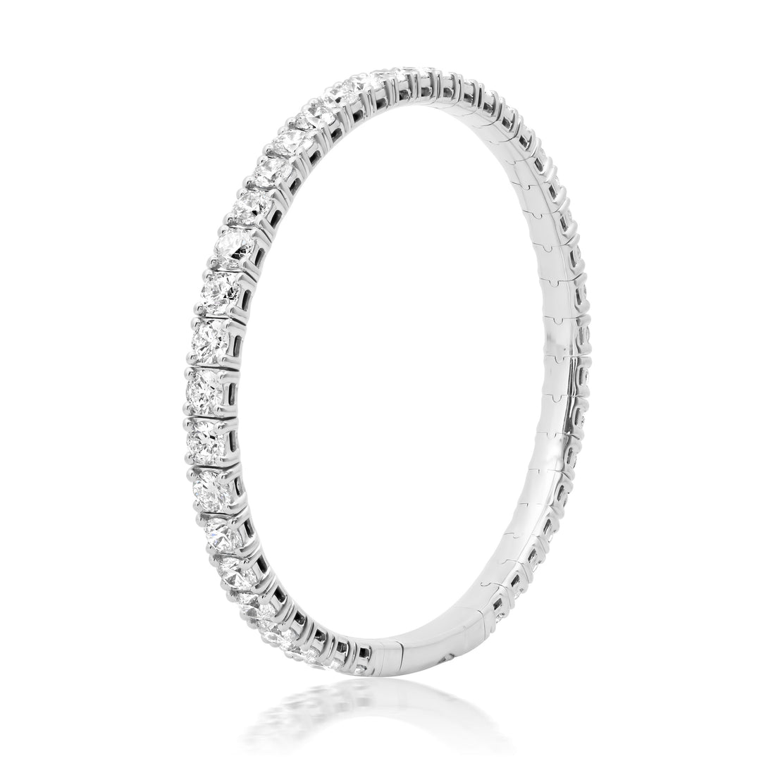 3.6MM 18-Pointer Diamond Flexi Bangle