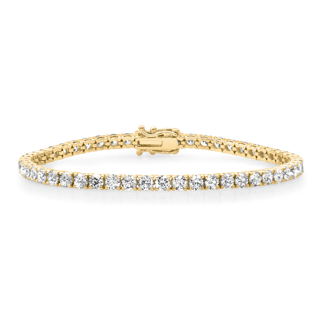 13-pointer diamond tennis bracelet