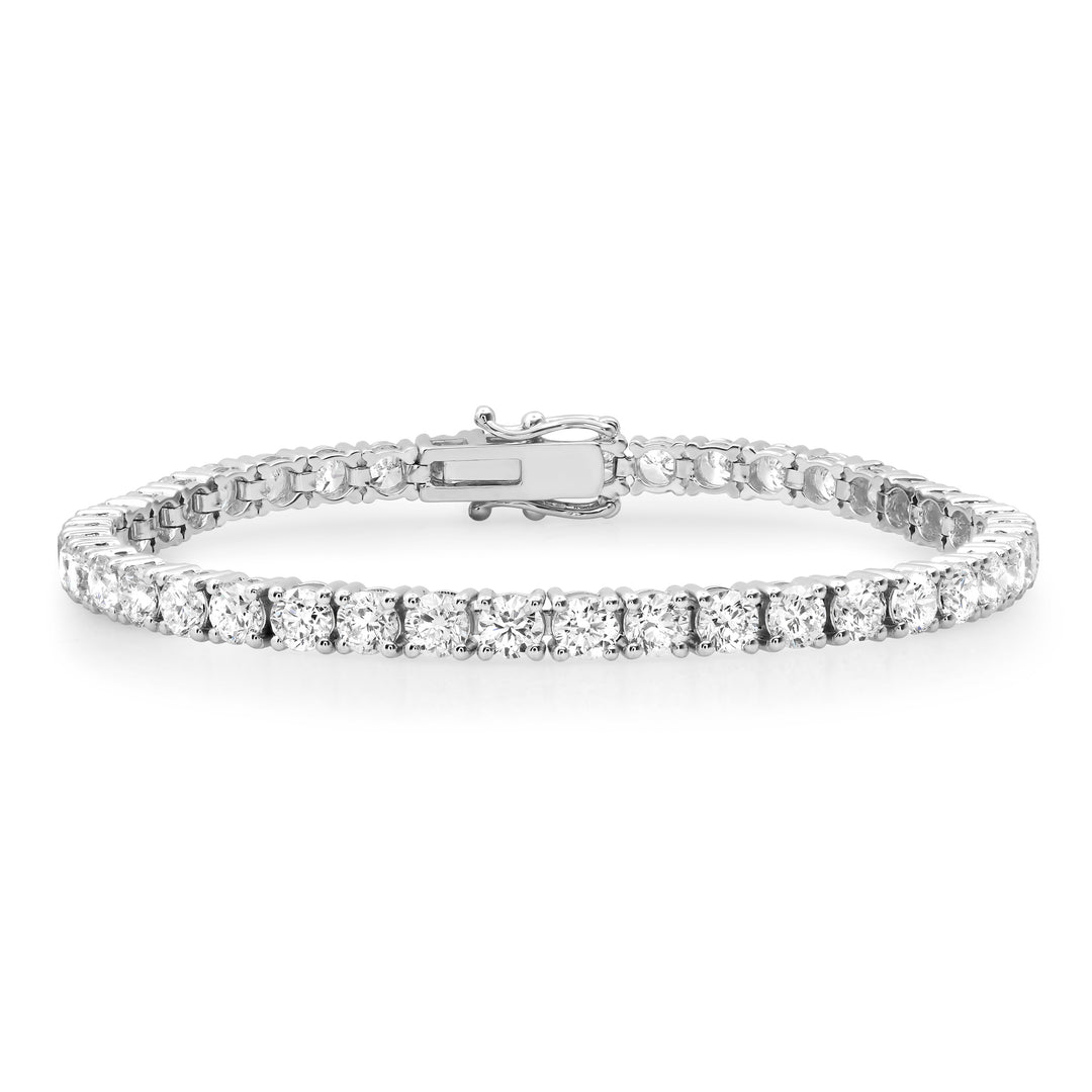 25-pointer diamond tennis bracelet