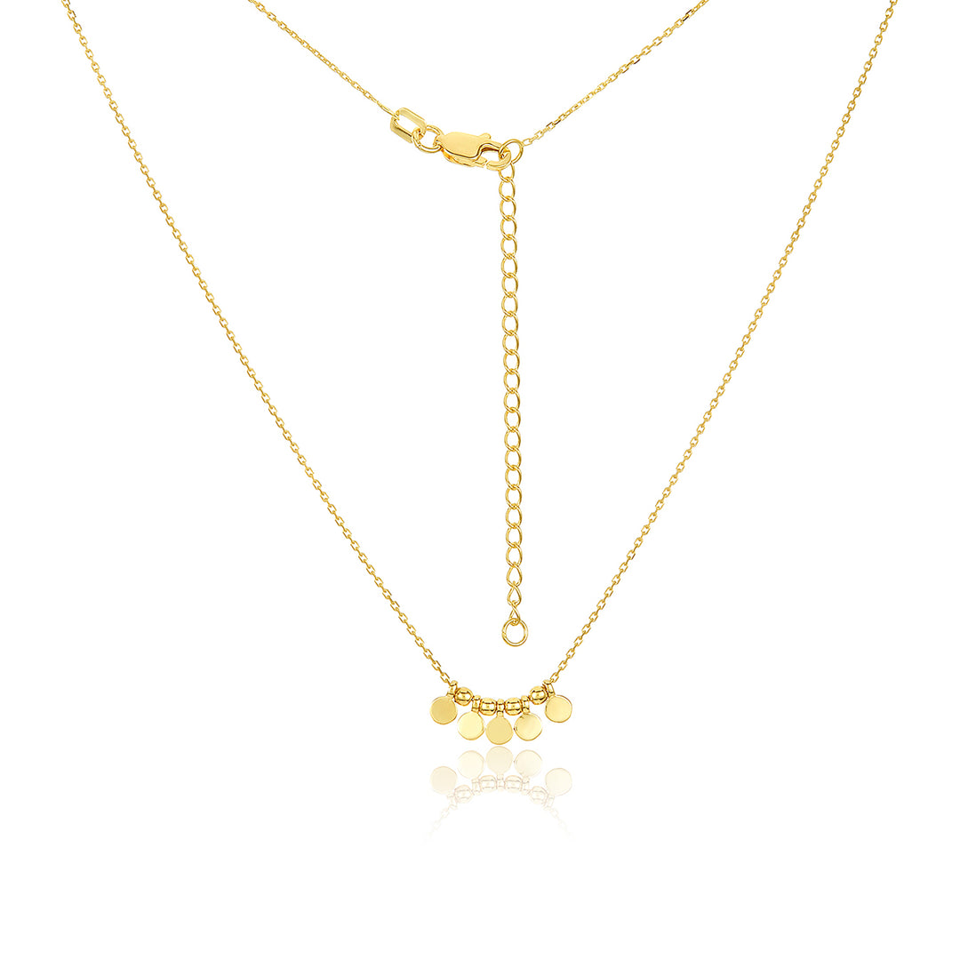 14K Gold Charm Necklace LLGC-035