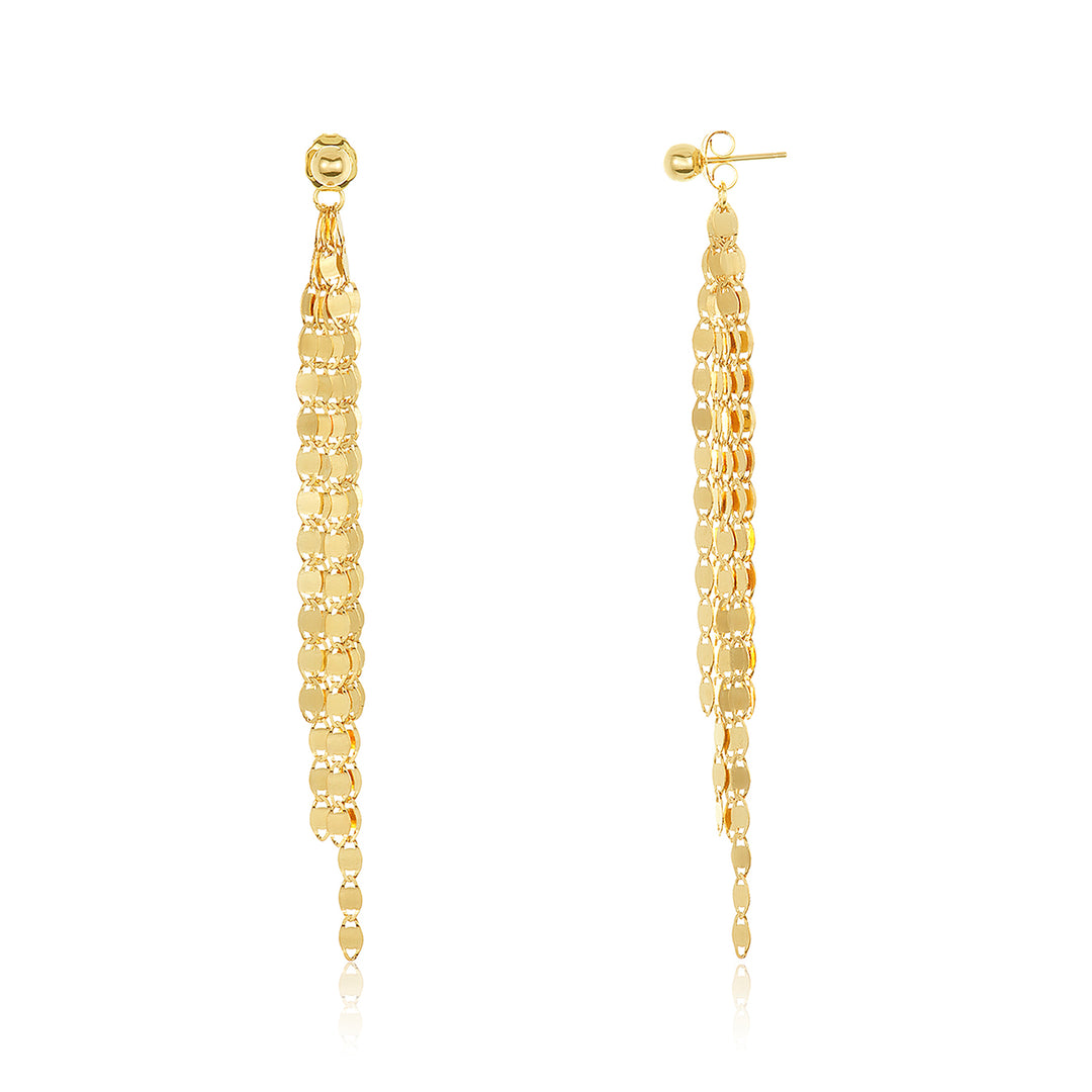 14K Gold Dangle Earrings