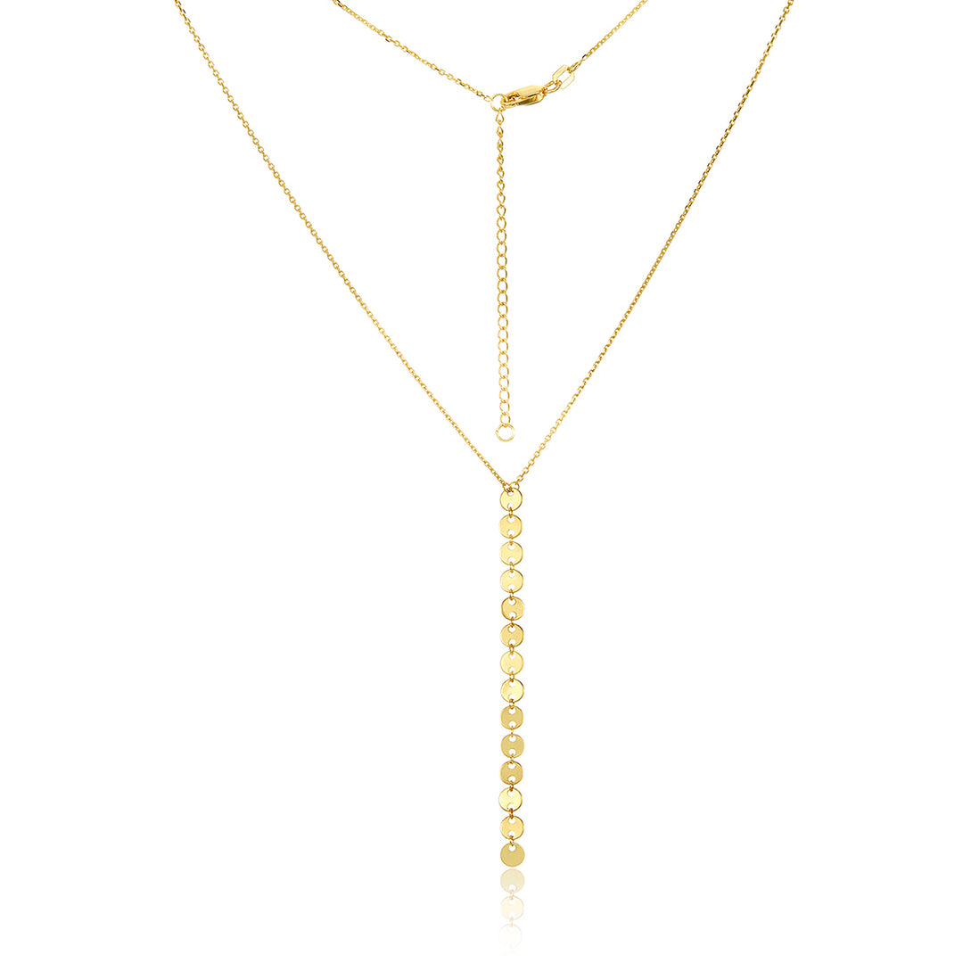 14K Gold Drip Necklace LLGC-034