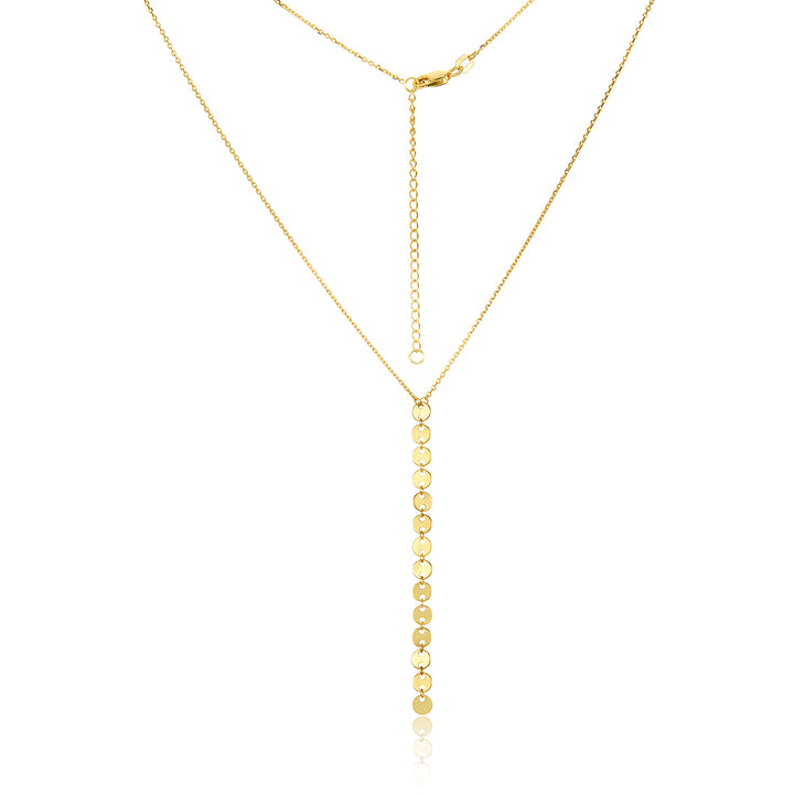 14K Gold Drip Necklace LLGC-034