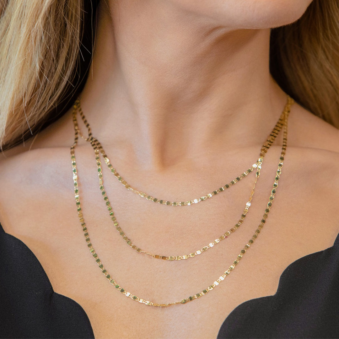 Triple Strand Valentino Necklace