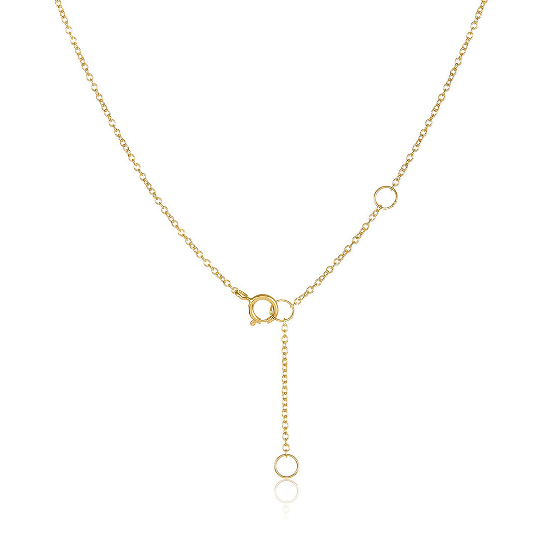 18K Gold Diamond Chandelier Necklace Pendant