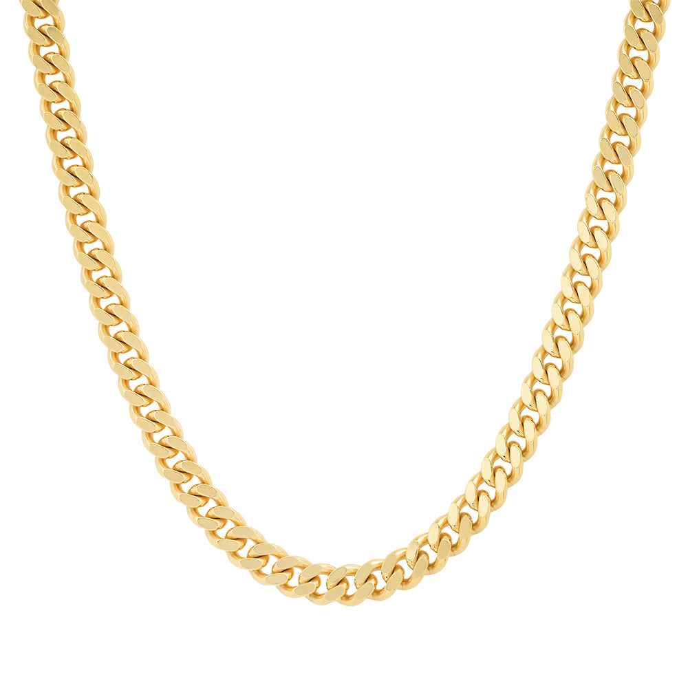 5MM Flat Curb Cuban Link - 14K