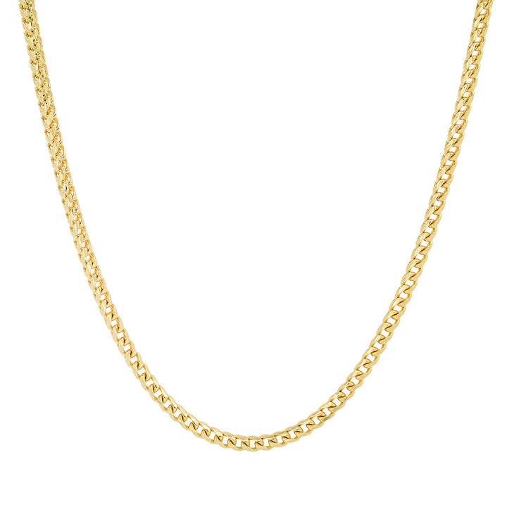 2.5MM Diamond Cut Franco Chain - 14K