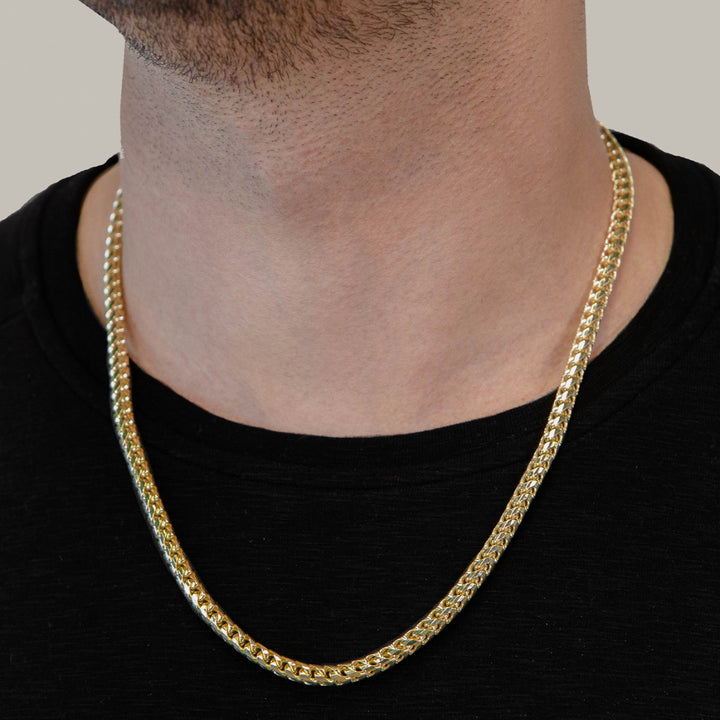 5MM Diamond Cut Franco Chain - 14K