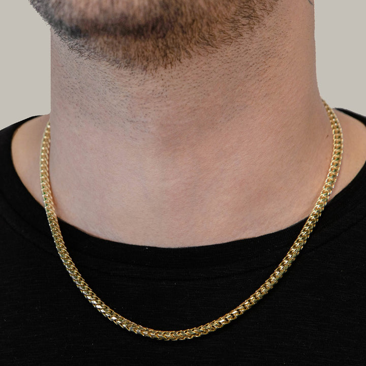 4.5MM Diamond Cut Franco Chain - 14K