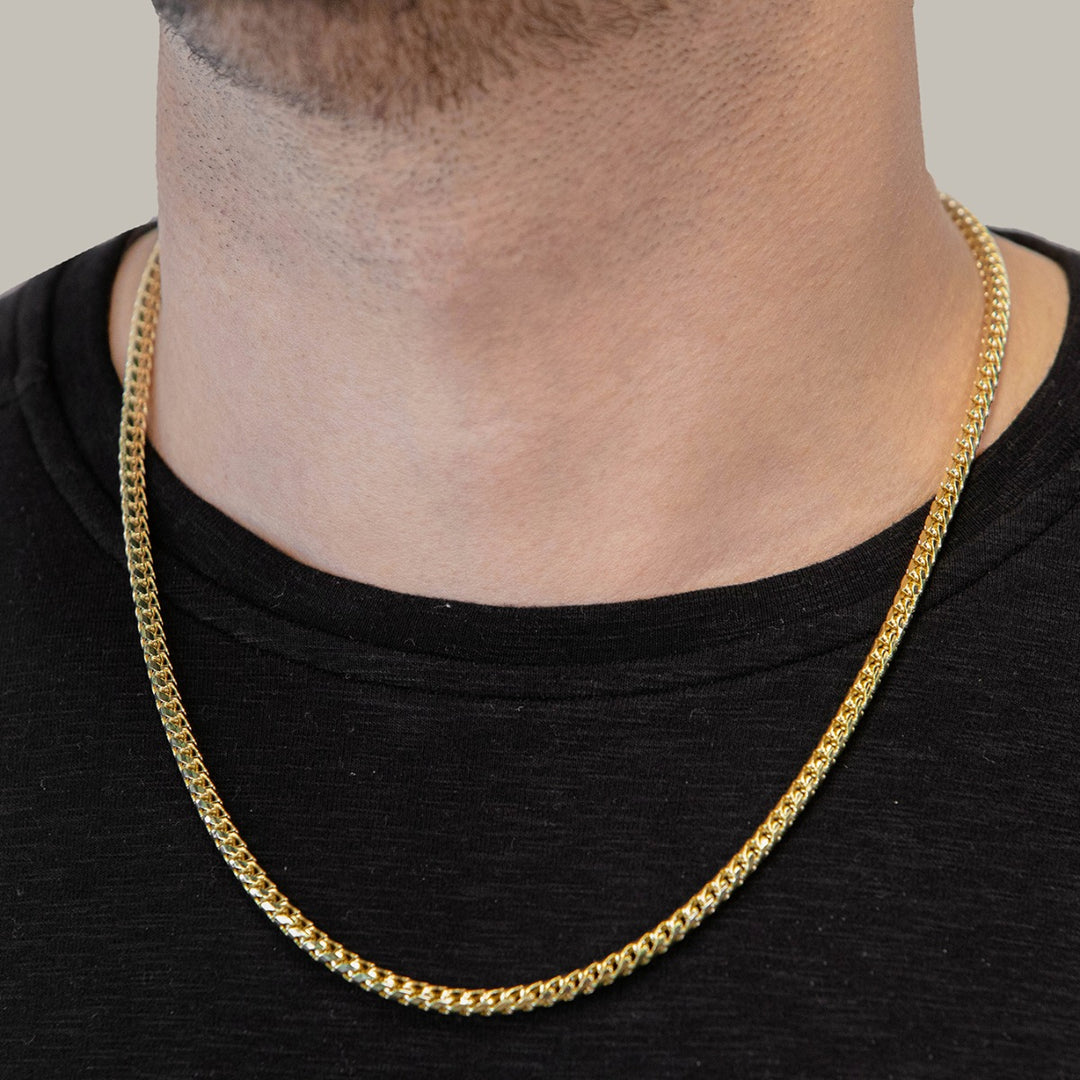 4MM Diamond Cut Franco Chain - 14K