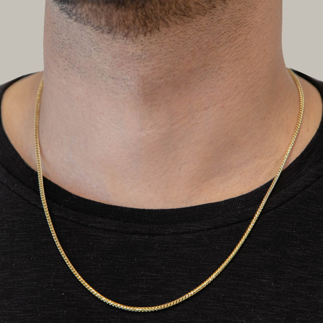 2MM Diamond Cut Franco Chain - 14K