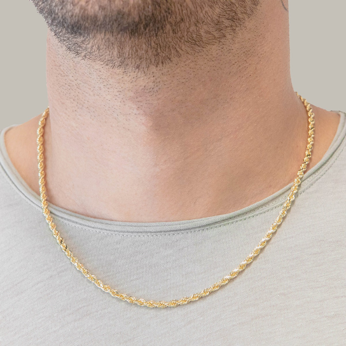 4MM Rope Chain - 14K – LealorInc.