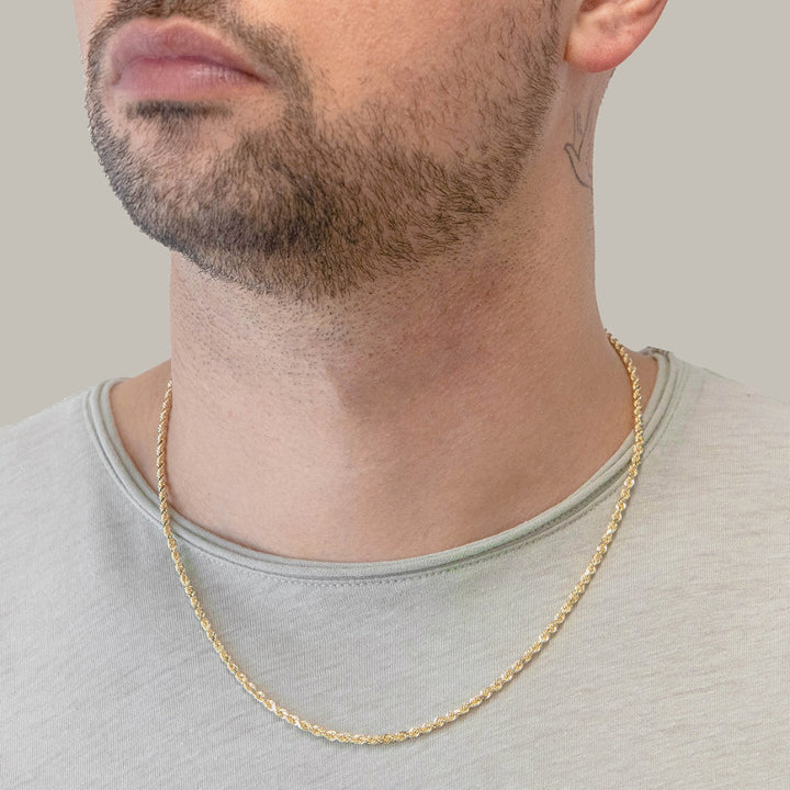 3MM Rope Chain - 14K