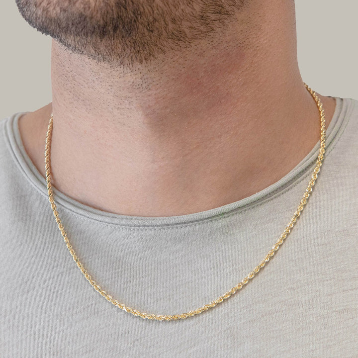 3MM Rope Chain - 14K