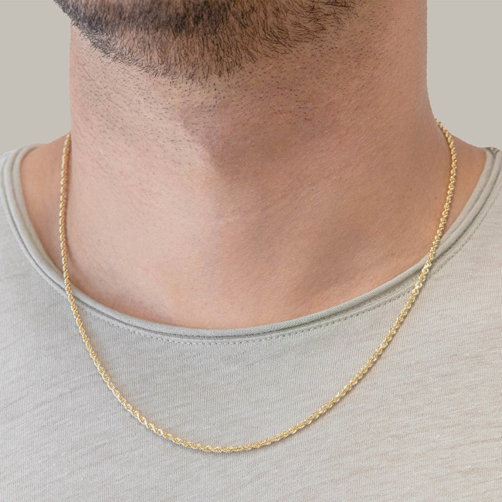 2.5MM Rope Chain - 14K
