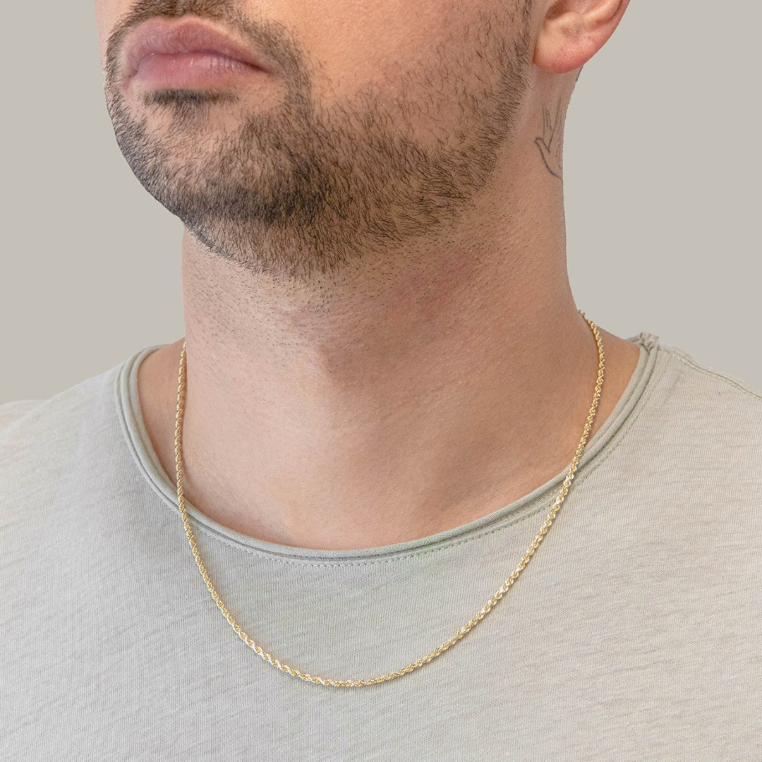 2.5MM Rope Chain - 14K