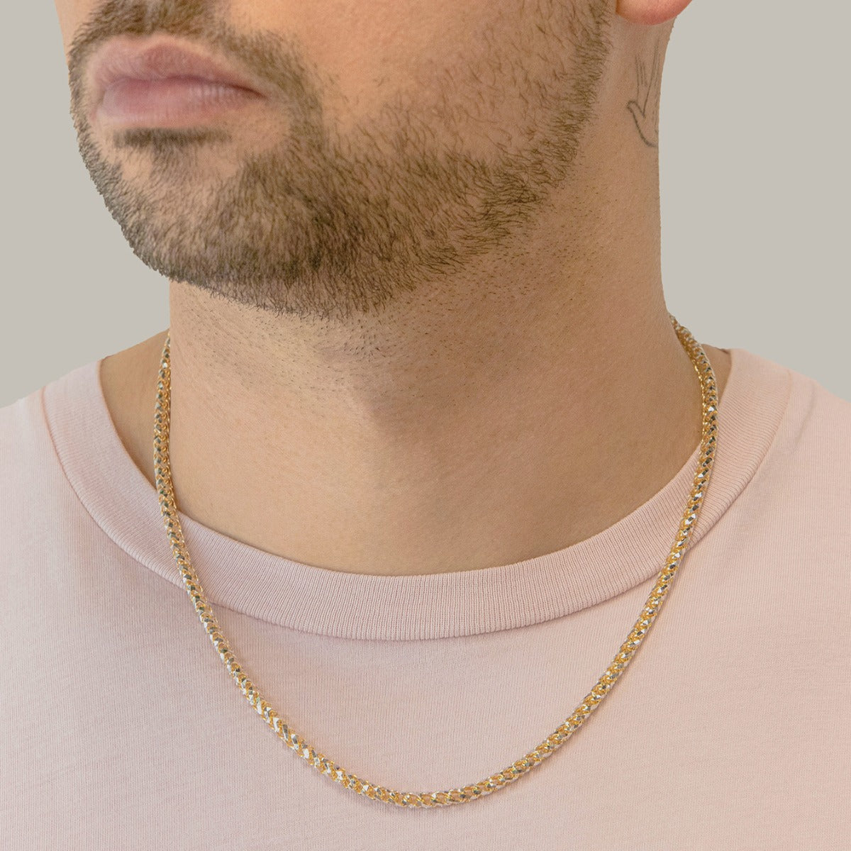 Two tone franco chain hotsell