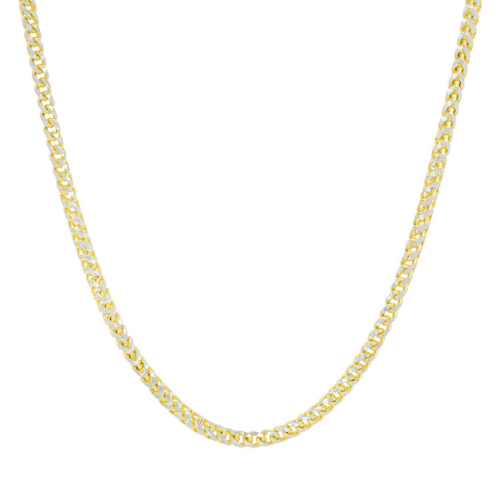 2MM Two Tone Franco Chain - 14K