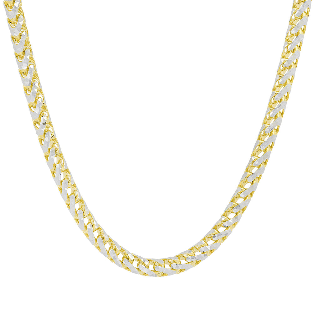 5MM Two Tone Franco Chain - 14K